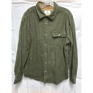 Legendary Whitetails Men's Large LT Green‎ Shirt Long Sleeve Button Up Flannel